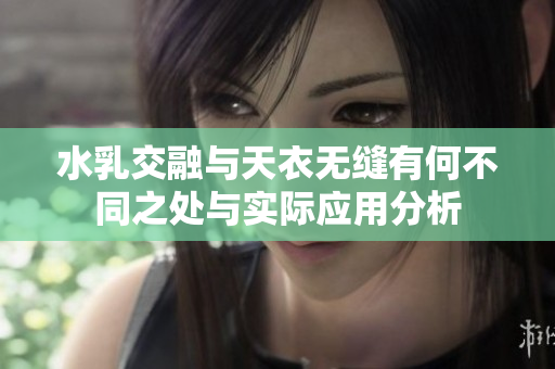 水乳交融与天衣无缝有何不同之处与实际应用分析