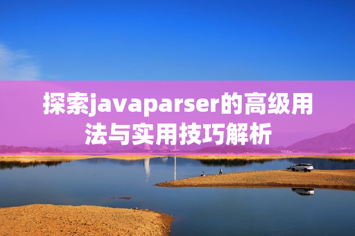 探索javaparser的高级用法与实用技巧解析