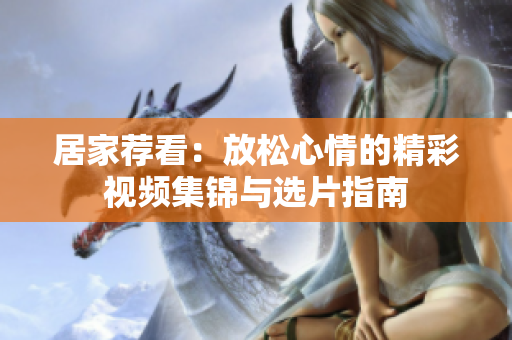 居家荐看：放松心情的精彩视频集锦与选片指南
