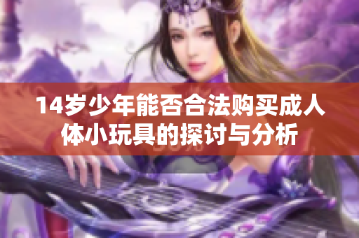 14岁少年能否合法购买成人体小玩具的探讨与分析