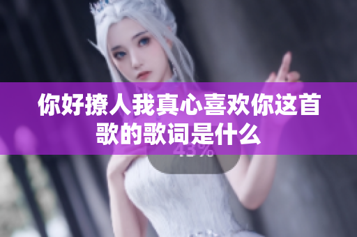 你好撩人我真心喜欢你这首歌的歌词是什么