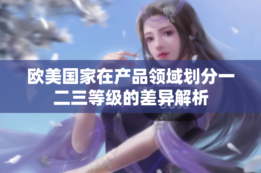 欧美国家在产品领域划分一二三等级的差异解析