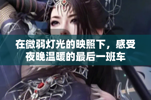 在微弱灯光的映照下，感受夜晚温暖的最后一班车