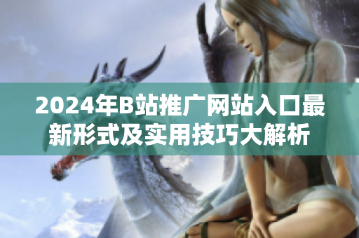 2024年B站推广网站入口最新形式及实用技巧大解析