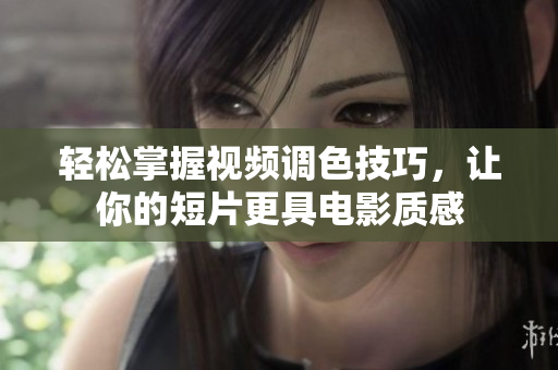 轻松掌握视频调色技巧，让你的短片更具电影质感