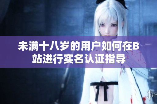 未满十八岁的用户如何在B站进行实名认证指导