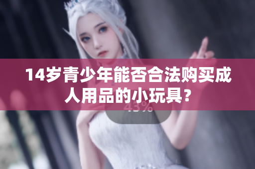14岁青少年能否合法购买成人用品的小玩具？
