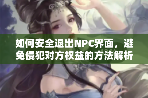 如何安全退出NPC界面，避免侵犯对方权益的方法解析