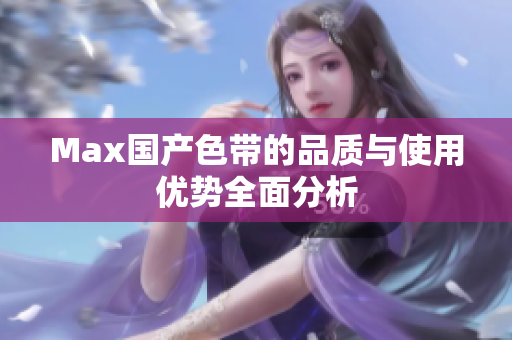 Max国产色带的品质与使用优势全面分析