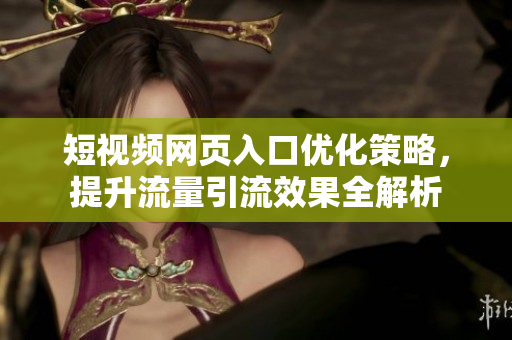 短视频网页入口优化策略，提升流量引流效果全解析