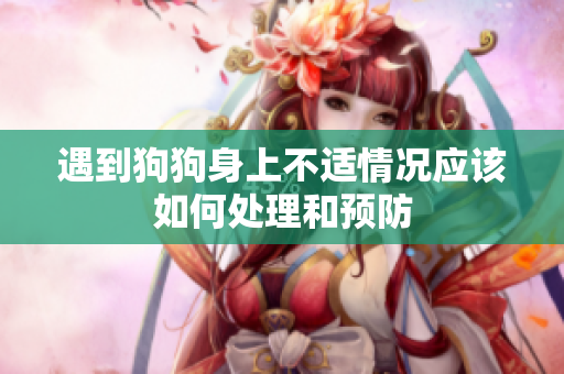 遇到狗狗身上不适情况应该如何处理和预防