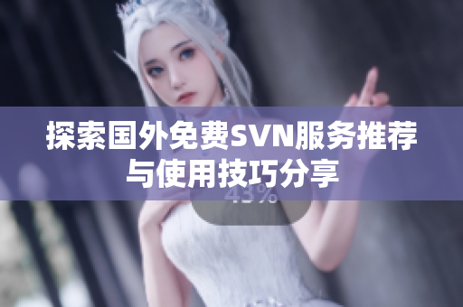 探索国外免费SVN服务推荐与使用技巧分享