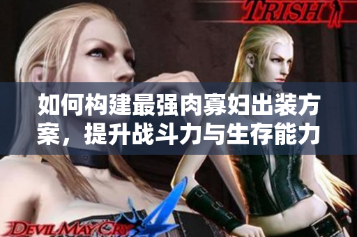 如何构建最强肉寡妇出装方案，提升战斗力与生存能力