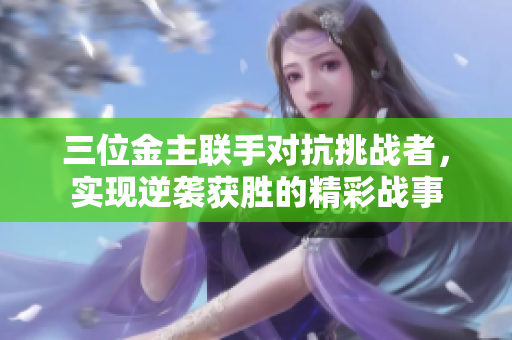 三位金主联手对抗挑战者，实现逆袭获胜的精彩战事