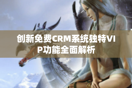 创新免费CRM系统独特VIP功能全面解析