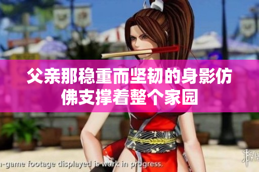 父亲那稳重而坚韧的身影仿佛支撑着整个家园
