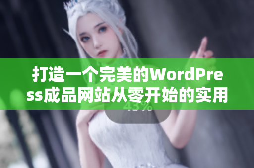 打造一个完美的WordPress成品网站从零开始的实用指南