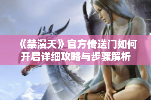《禁漫天》官方传送门如何开启详细攻略与步骤解析
