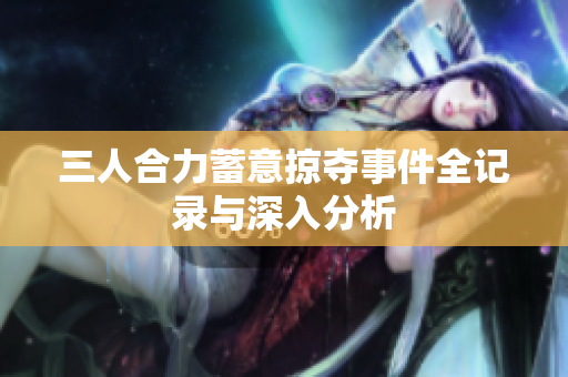 三人合力蓄意掠夺事件全记录与深入分析