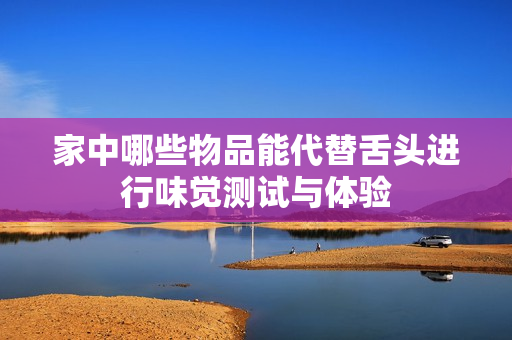 家中哪些物品能代替舌头进行味觉测试与体验