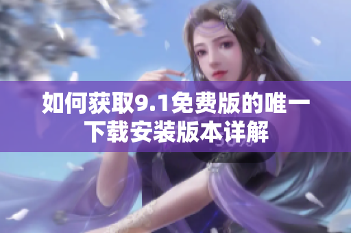如何获取9.1免费版的唯一下载安装版本详解