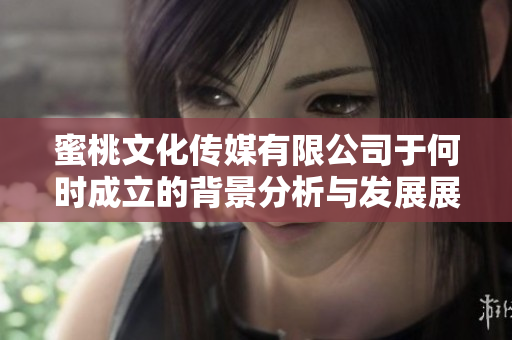 蜜桃文化传媒有限公司于何时成立的背景分析与发展展望