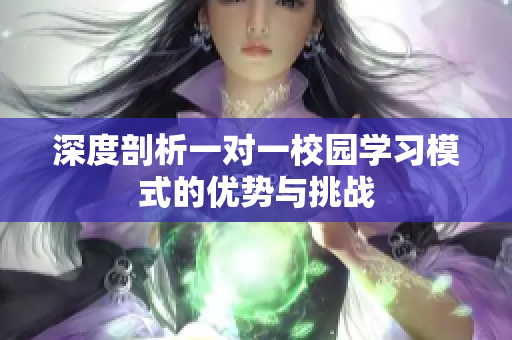 深度剖析一对一校园学习模式的优势与挑战
