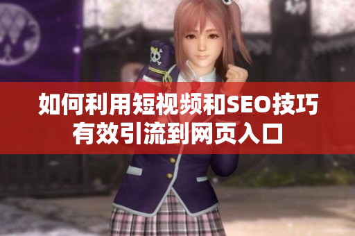 如何利用短视频和SEO技巧有效引流到网页入口