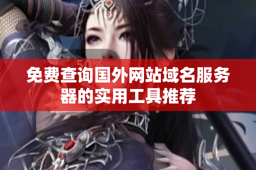 免费查询国外网站域名服务器的实用工具推荐