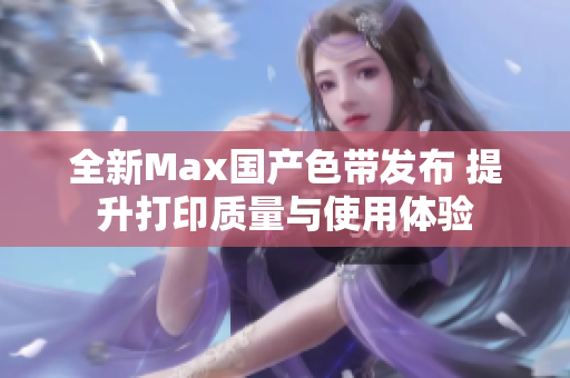 全新Max国产色带发布 提升打印质量与使用体验