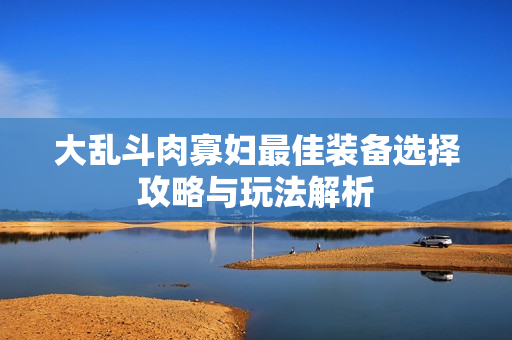 大乱斗肉寡妇最佳装备选择攻略与玩法解析