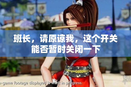 班长，请原谅我，这个开关能否暂时关闭一下