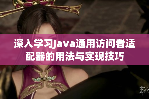 深入学习Java通用访问者适配器的用法与实现技巧