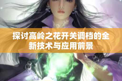 探讨高岭之花开关调档的全新技术与应用前景