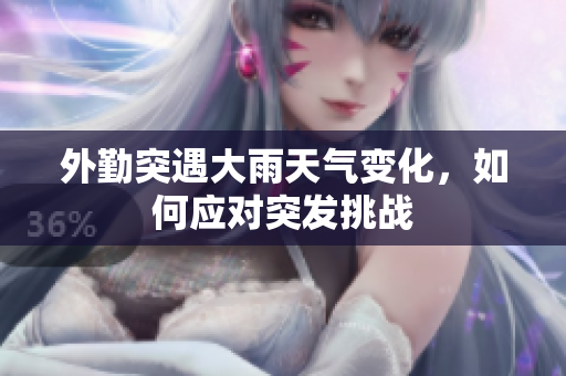 外勤突遇大雨天气变化，如何应对突发挑战