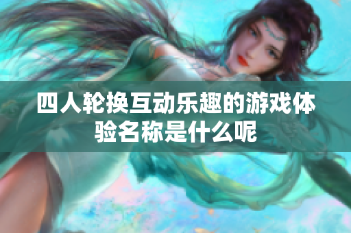 四人轮换互动乐趣的游戏体验名称是什么呢