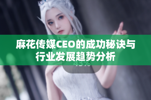 麻花传媒CEO的成功秘诀与行业发展趋势分析